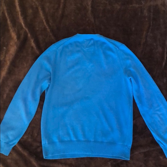 Express Ribbed Cotton V Neck Sweater - Picture 4 of 4